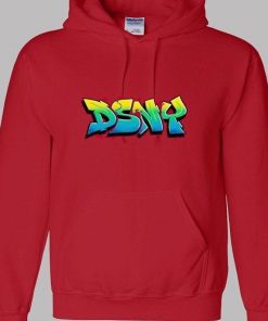 Ny's Strongest Red Graffiti Hoodie