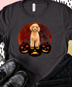 Poodles Pumpkin Halloween T Shirt