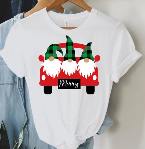 gnomes in truck t-shirt