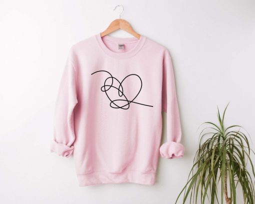 BTS Love yourself heart sweatshirt