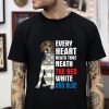 Beagle every heart beats true neath the red white and blue t-shirt