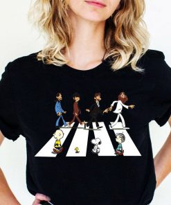 Funny The Peanuts Walking In The Road Shirt