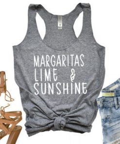 Margaritas Lime & Sunshine Tank Top