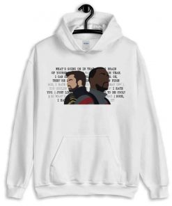 Sam and Bucky The Falcon and the Winter Soldier Unisex Hoodie