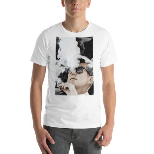 JFK Cigar and Sunglasses Cool President Short-Sleeve Unisex T-Shirt