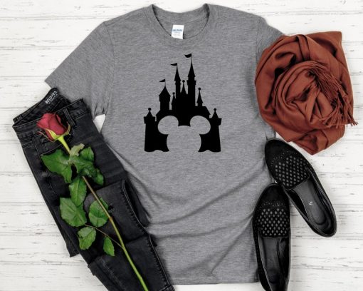 Mickey Ears Castle Magic Kingdom Disney World Tee Shirt