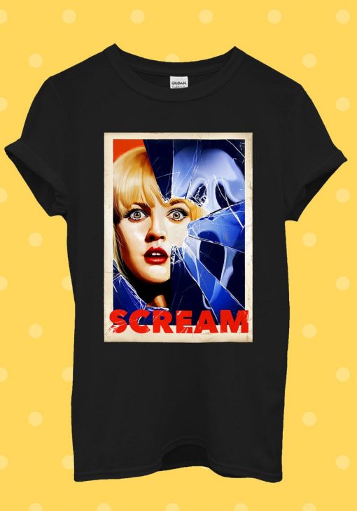 Scream Retro 90s Cult Horror Film T Shirt