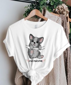 Stay Pawsitive Graphic Shirt