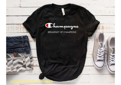 champagne breakfast of champion unisex shirt