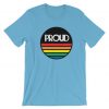 PROUD PRIDE Rainbow Vintage Design Shirt