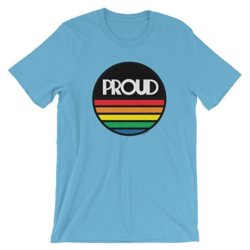 PROUD PRIDE Rainbow Vintage Design Shirt