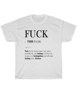 Fuck Verb Faak T shirt THD