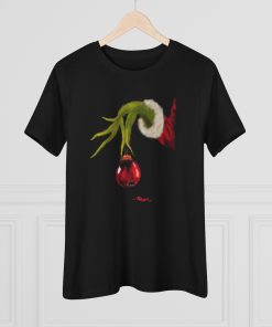 Grinch Hand With Broken Ornament T Shirt thd