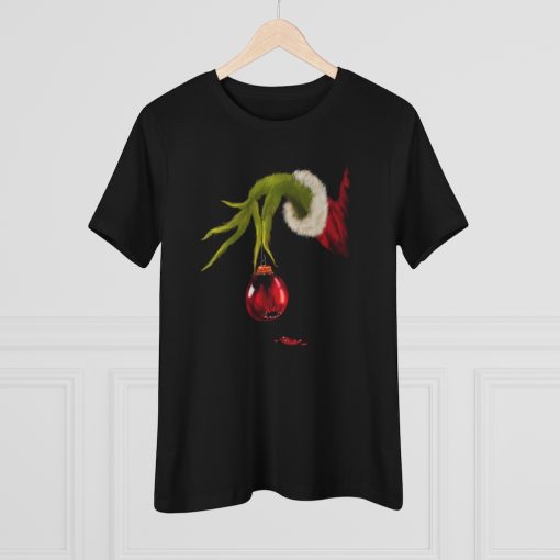 Grinch Hand With Broken Ornament T Shirt thd