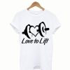 Love to Lift T-shirt THD