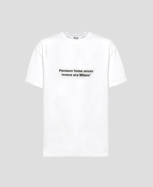 PENSAVO FOSSE MILANO QUOTE T-SHIRT THD