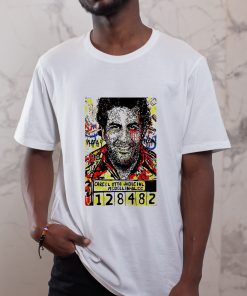 Pablo Escobar Mugshot Pixelate T Shirt