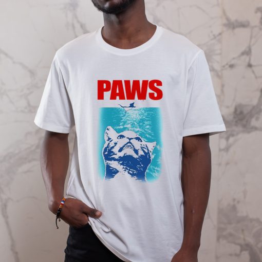 Paws T Shirt Jaws Cat Kitten