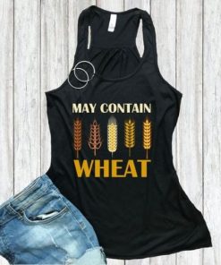 May Contain Wheat Funny Foodie TANK TOP ptt