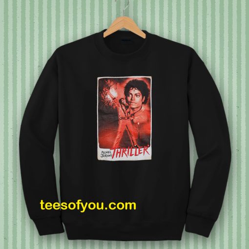 Michael Jackson Thriller Poster Sweatshirt