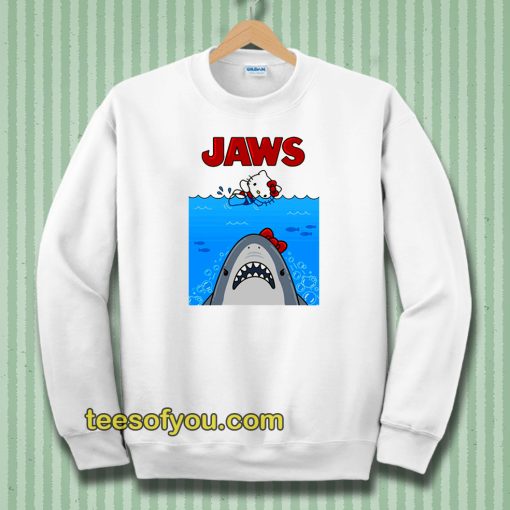 jaws hello kitty sweatshirt