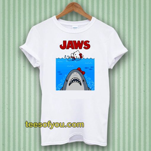 jaws hello kitty t shirt