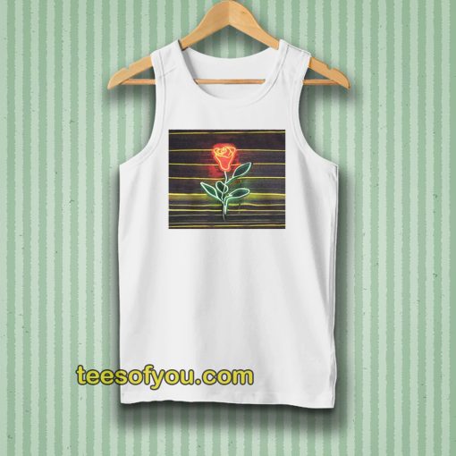 louis tomlinson neon rose tanktop