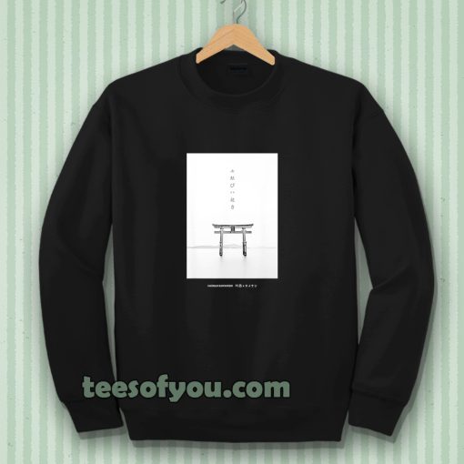 Japanese Aesthetic Torii Arch Sweatshirt