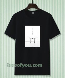 Japanese Aesthetic Torii Arch Tshirt