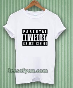 Parental Advisory Explicit Content t-shirt