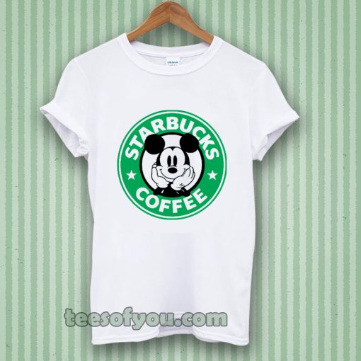 Starbucks Mickey Mouse pink t-shirt