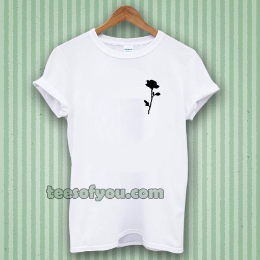 Rose black rose t shirt