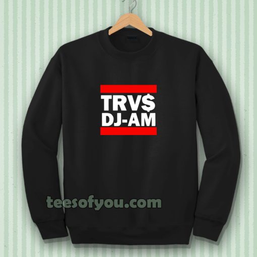 TRVS DJ-AM Black Sweatshirt