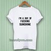 im a ray of fucking sunshine Tshirt