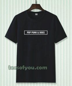 pop punk and dogs t-shirt