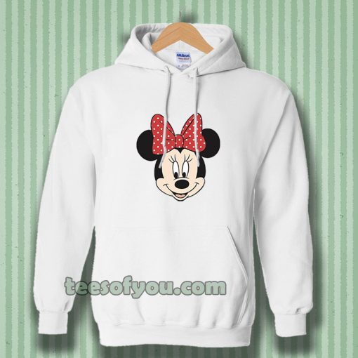 minnie mouse face Hoodie