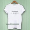 Heaven Knows I'm Miserable Now The Smiths T-shirt