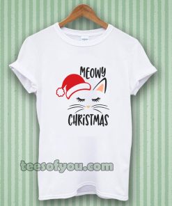 Meowy christmas T-shirt