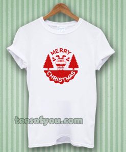 Merry Chrismast Design T-shirt TPKJ3