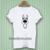 Cartoon Christmas Reindeer Silhouette T-shirt TPKJ3