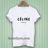 Celine Paris White T Shirt TPKJ3