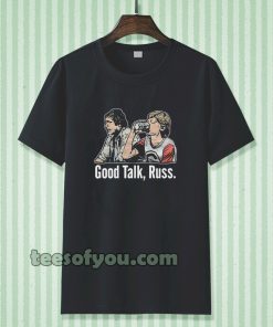 Good Talk Russ Black T-Shirt TPKJ3