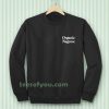 Organic Negrow Sweatshirt Black TPKJ3