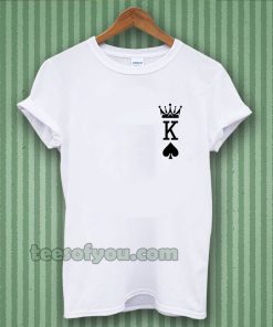 Herren Krone King Of Spades Poker t-shirt TPKJ3