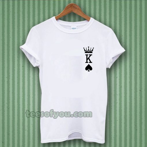 Herren Krone King Of Spades Poker t-shirt TPKJ3