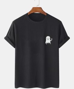 Halloween Cartoon Ghost T-Shirt TPKJ3