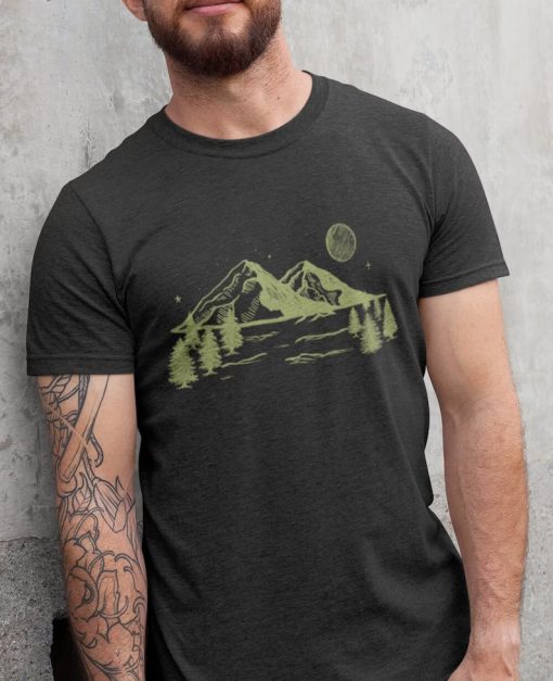 Mountains Aesthetic T-Shirt HRA